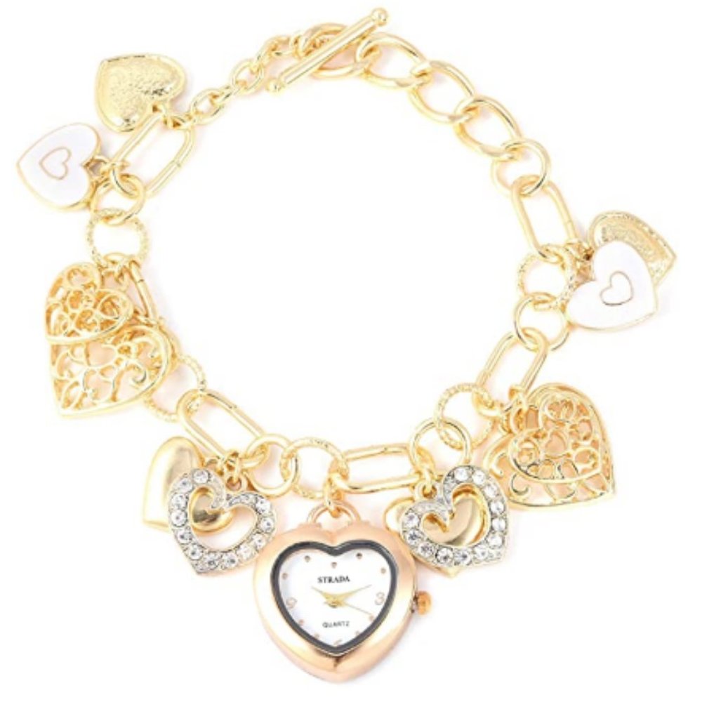 Magnificent Crystal Enameled Watch Bracelet
